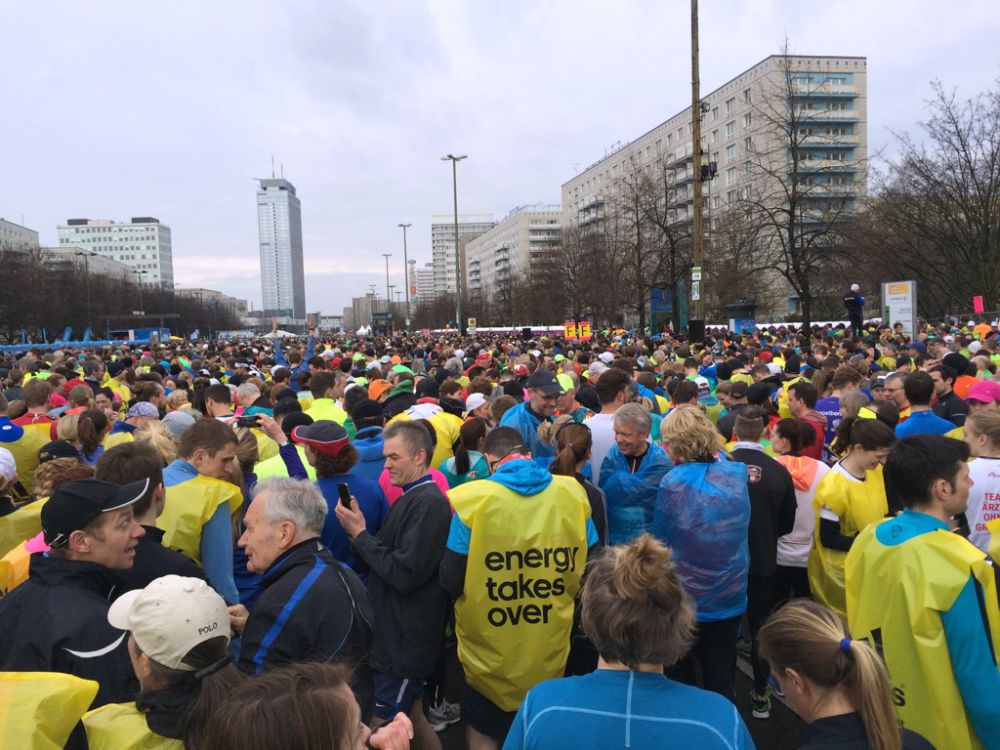 Berlin Halvmarathon 2015 startområde